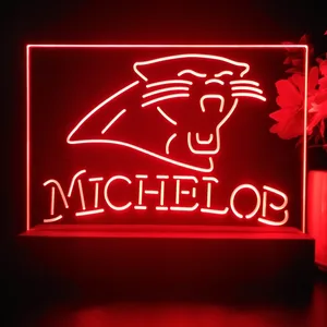 Carolina Panthers Michelob LED Desk Light