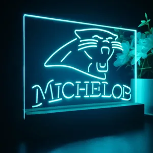 Carolina Panthers Michelob LED Desk Light