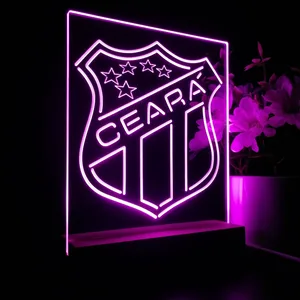 Ceara Sporting Club Logo LED Desk Light