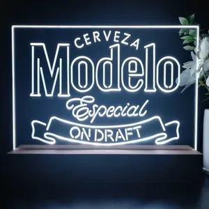 Cerveza Modelo Especial On Draft LED Desk Light