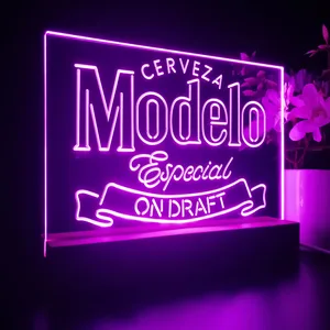 Cerveza Modelo Especial On Draft LED Desk Light