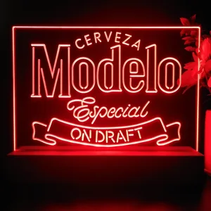 Cerveza Modelo Especial On Draft LED Desk Light