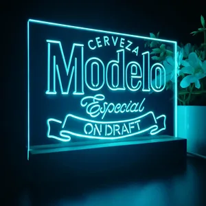 Cerveza Modelo Especial On Draft LED Desk Light
