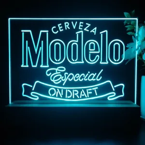 Cerveza Modelo Especial On Draft LED Desk Light