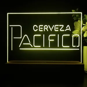 Cerveza Pacifico Banner LED Desk Light