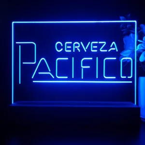 Cerveza Pacifico Banner LED Desk Light