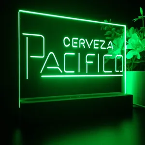 Cerveza Pacifico Banner LED Desk Light