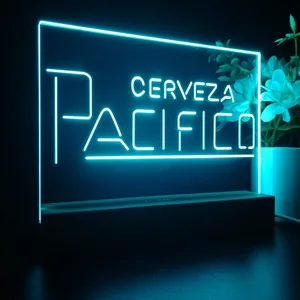 Cerveza Pacifico Banner LED Desk Light