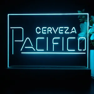 Cerveza Pacifico Banner LED Desk Light