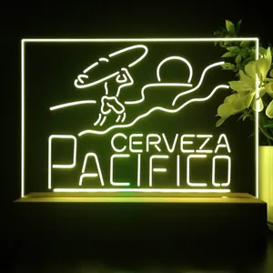 Cerveza Pacifico Surf LED Desk Light