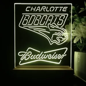 Charlotte Bobcats Budweiser LED Desk Light
