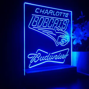 Charlotte Bobcats Budweiser LED Desk Light