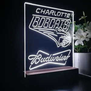 Charlotte Bobcats Budweiser LED Desk Light