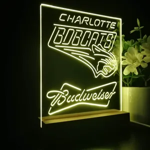 Charlotte Bobcats Budweiser LED Desk Light