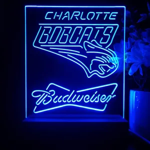 Charlotte Bobcats Budweiser LED Desk Light