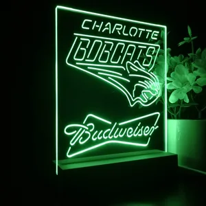 Charlotte Bobcats Budweiser LED Desk Light
