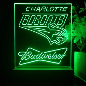 Charlotte Bobcats Budweiser LED Desk Light