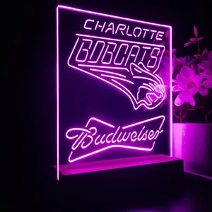 Charlotte Bobcats Budweiser LED Desk Light