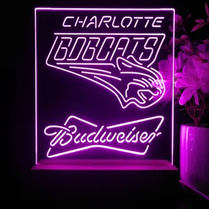 Charlotte Bobcats Budweiser LED Desk Light