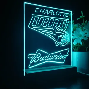 Charlotte Bobcats Budweiser LED Desk Light
