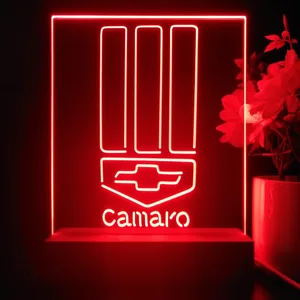 Chevrolet Camaro Emblem LED Desk Light