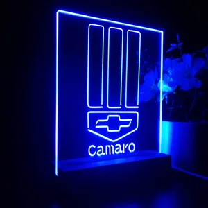 Chevrolet Camaro Emblem LED Desk Light