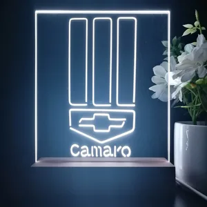 Chevrolet Camaro Emblem LED Desk Light
