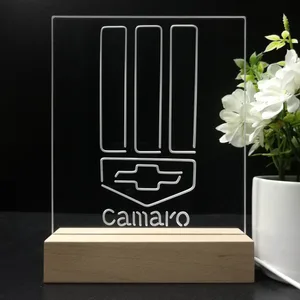 Chevrolet Camaro Emblem LED Desk Light