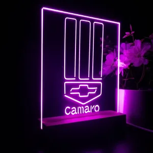 Chevrolet Camaro Emblem LED Desk Light