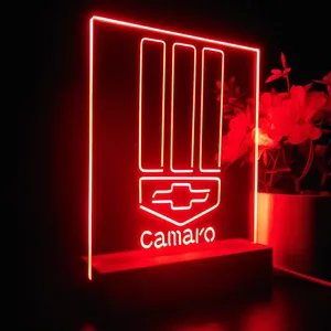 Chevrolet Camaro Emblem LED Desk Light