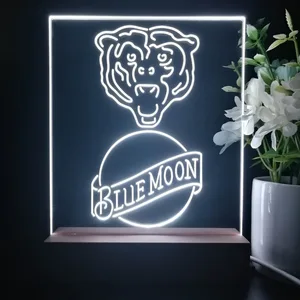 Chicago Bears Blue Moon LED Desk Light