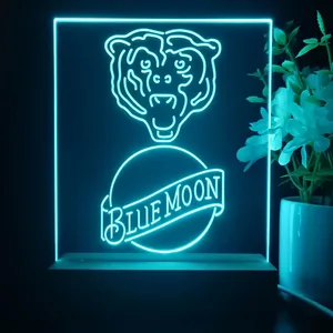 Chicago Bears Blue Moon LED Desk Light