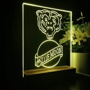 Chicago Bears Blue Moon LED Desk Light