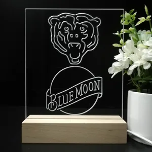 Chicago Bears Blue Moon LED Desk Light