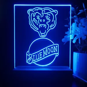 Chicago Bears Blue Moon LED Desk Light