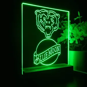 Chicago Bears Blue Moon LED Desk Light