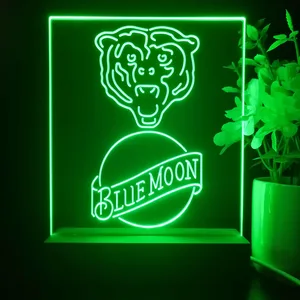 Chicago Bears Blue Moon LED Desk Light