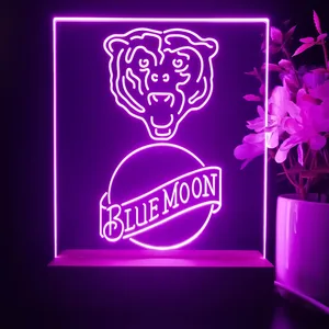 Chicago Bears Blue Moon LED Desk Light