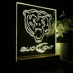 Chicago Bears Bud Light LED Desk Light