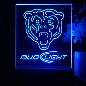 Chicago Bears Bud Light LED Desk Light