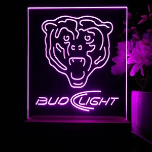 Chicago Bears Bud Light LED Desk Light
