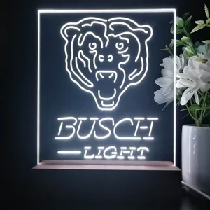 Chicago Bears Busch Light LED Desk Light