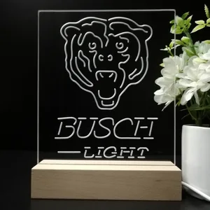 Chicago Bears Busch Light LED Desk Light