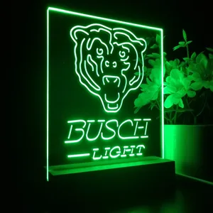 Chicago Bears Busch Light LED Desk Light