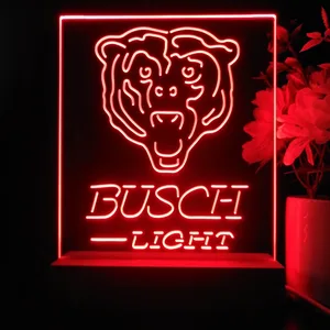 Chicago Bears Busch Light LED Desk Light