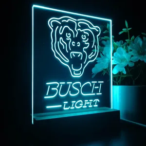 Chicago Bears Busch Light LED Desk Light