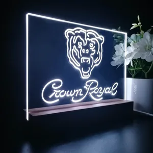 Chicago Bears Crown Royal LED Desk Light