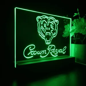 Chicago Bears Crown Royal LED Desk Light