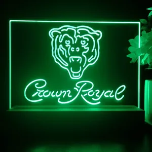 Chicago Bears Crown Royal LED Desk Light