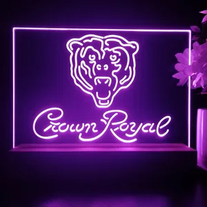 Chicago Bears Crown Royal LED Desk Light